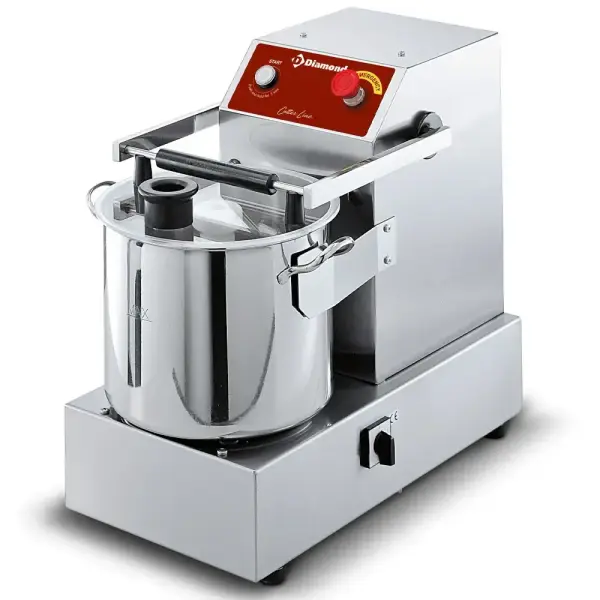 Cutter in R.V.S., 15 liter, tafelmodel, 2 snelheden - Main Image