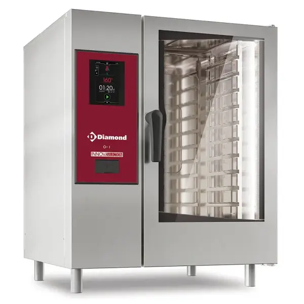 Electrische oven "TOUCH" directe stoom en convectie 10x GN 1/1 + Cleaning - Main Image