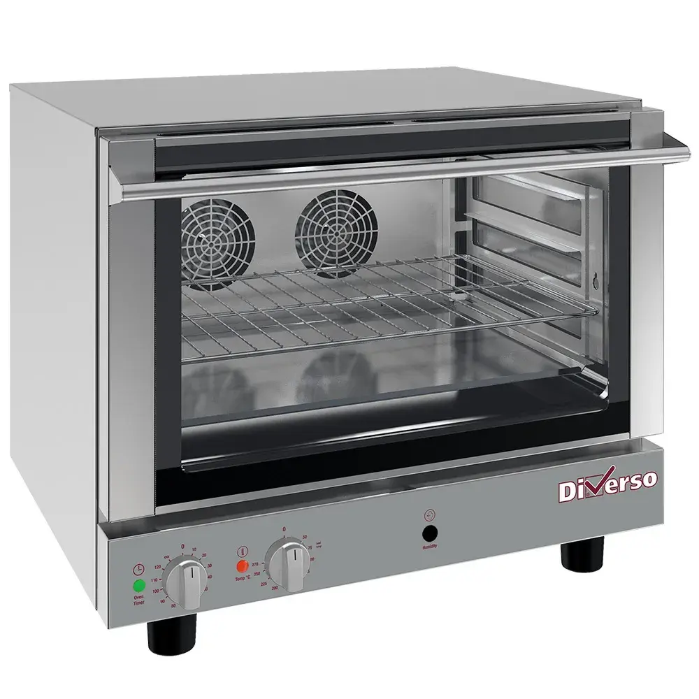 Elektrische convectieoven, 4x 600x400 mm + manuele bevochtiger - Main Image