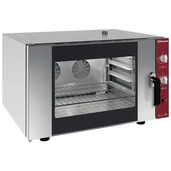 Elektrische convectieoven, 4x GN 1/1 + manuele bevochtiger - Main Image