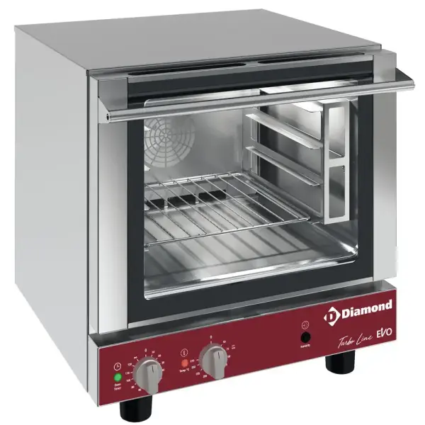 Elektrische convectieoven, 4x GN 2/3 + manuele bevochtiger - Main Image