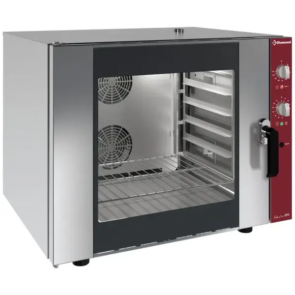 Elektrische convectieoven, 6x GN 1/1 + manuele bevochtiger - Main Image