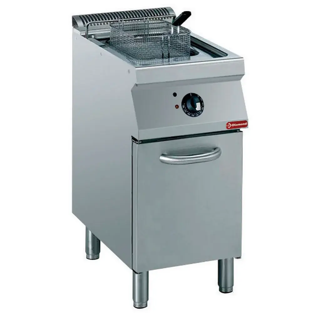 Elektrische friteuse, kuip in "Y" 15 liter, buitenkant elementen op kast - Main Image
