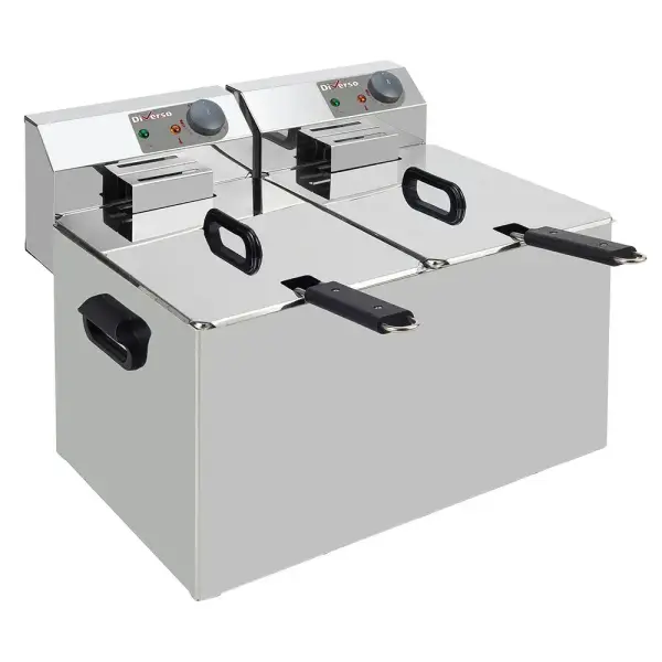 Elektrische friteuse tafelmodel 2x 7 liter - Main Image