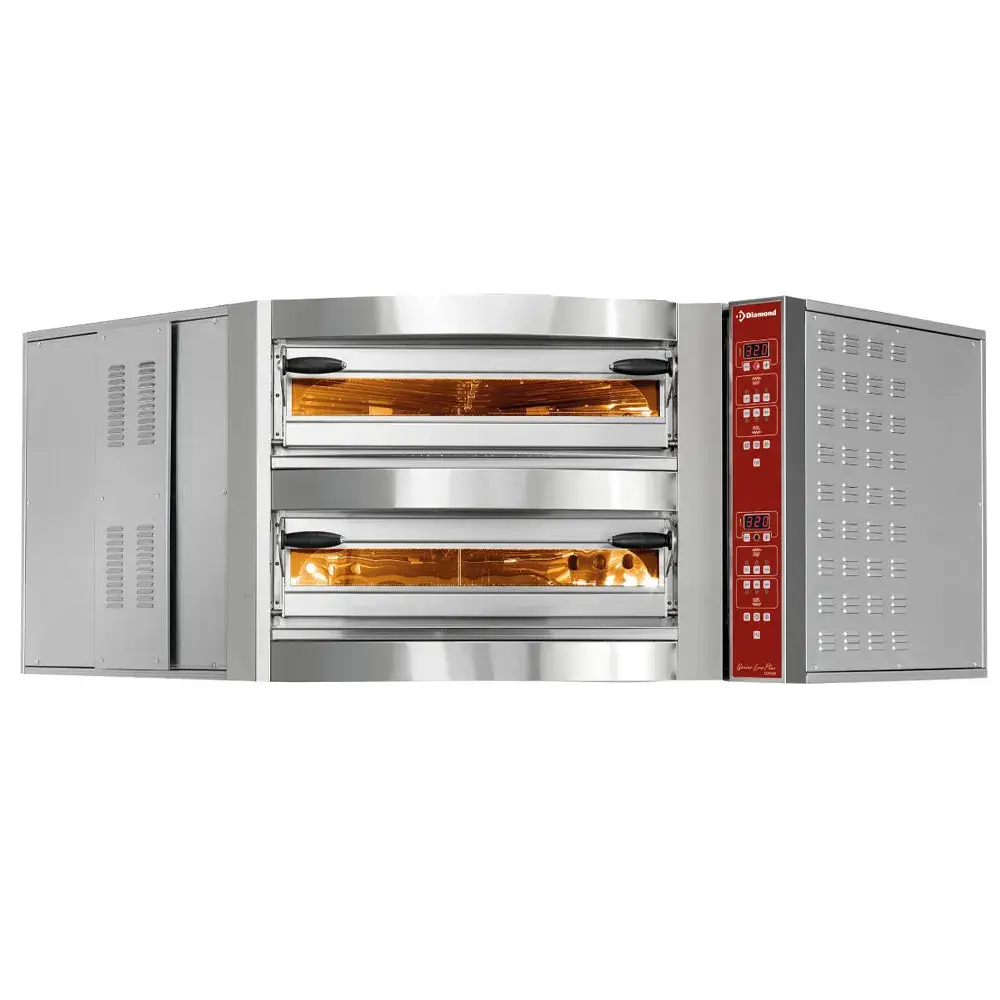 Elektrische hoekoven, 2karmers, 2x 8 pizza's Ø 350 mm - Main Image
