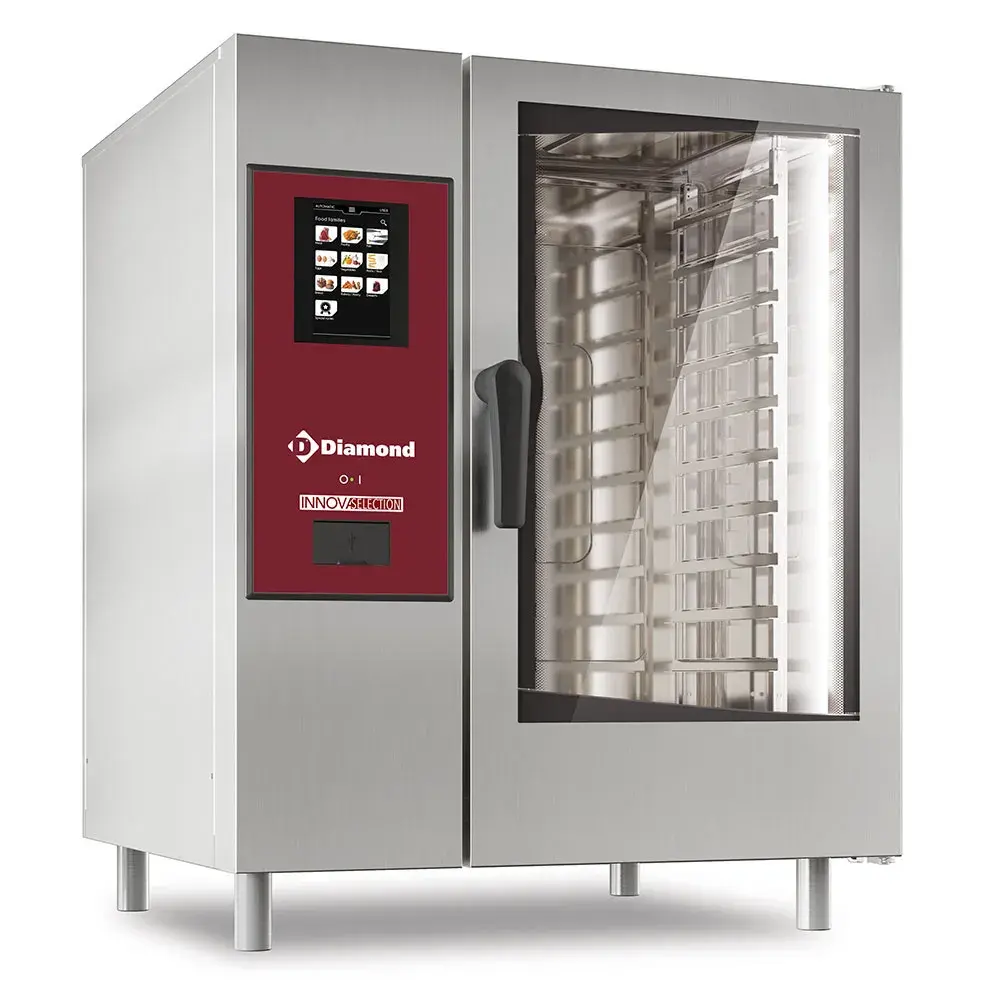 Elektrische oven "TOUCH" met boiler, stoom en convectie 10xGN1/1+ Cleaning - Main Image