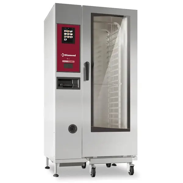 Elektrische oven "TOUCH" met boiler, stoom en convectie 20xGN1/1+ Cleaning - Main Image