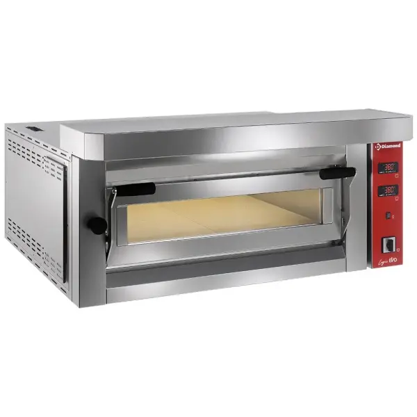 Elektrische pizzaoven, 4 pizzas 350 mm - FULL vuurvaste steen - Main Image