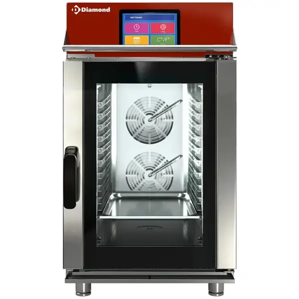 Elektrische stoom/convectieoven, 10x GN1/1 Touch Screen + Auto-Cleaning - Main Image
