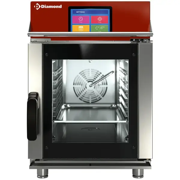Elektrische stoom/convectieoven, 6x GN1/1 Touch Screen + Auto-Cleaning - Main Image
