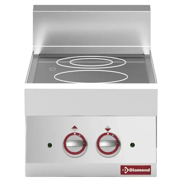 Elektrische vitrokeramische plaat met 2 kookzones -top- "Alpha 650" - Main Image