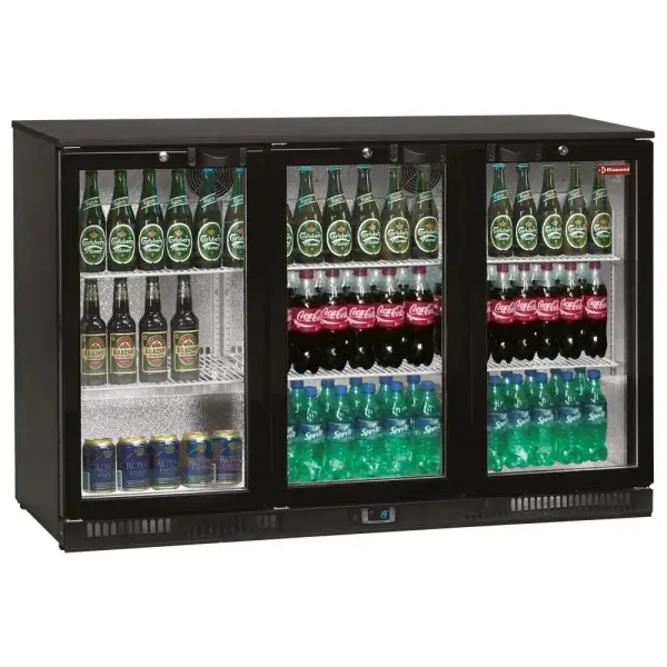 Flessenkoeler, geventileerd , "Back Bar", 3 draaideuren - Main Image