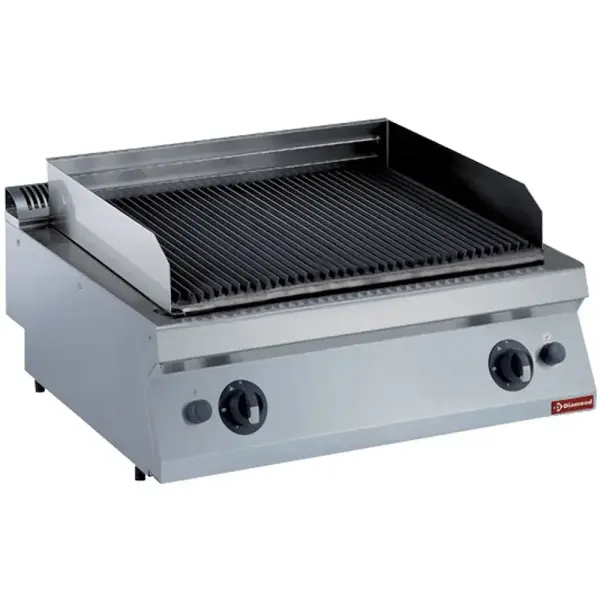 Gas lavasteengrill, rooster in gietijzer 1 mod. -TOP- - Main Image