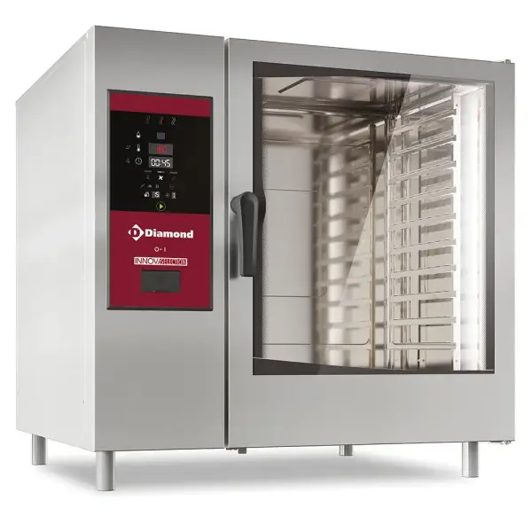 Gas oven boiler stoom en convectie 10x GN2/1 + Cleaning - Main Image
