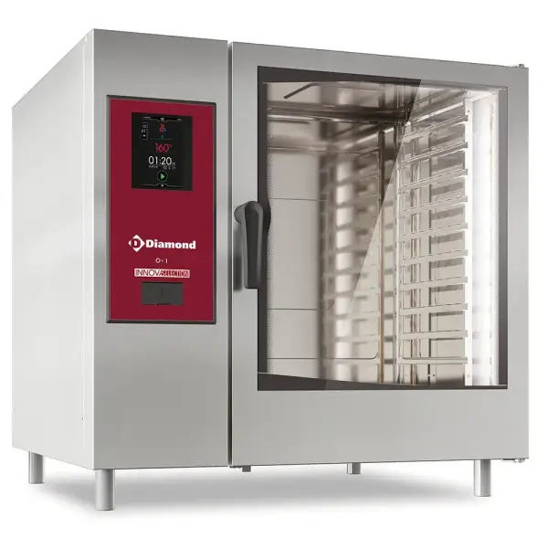 Gas oven "TOUCH" directe stoom en convectie 12xGN2/1+ Cleaning - Main Image