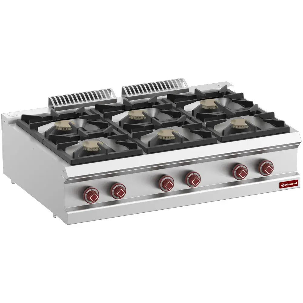 Gasfornuis 6 branders -Top- - Main Image