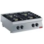 Gasfornuis met 4 vuren, 4x 5,5 kW -TOP- - Main Image