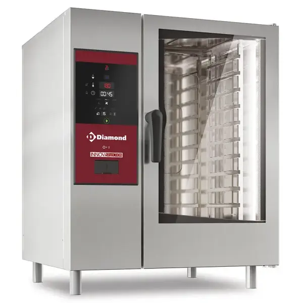Gasoven met boiler, stoom en convectie 10x GN 1/1+ Cleaning - Main Image