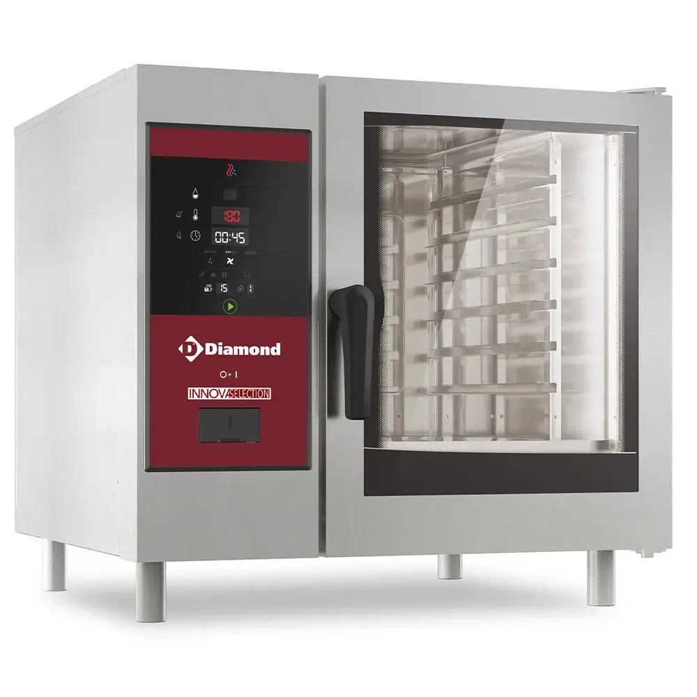 Gasoven met boiler, stoom en convectie 6x GN 1/1+ Cleaning - Main Image