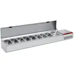Gekoelde structuur GN 10x1/3, met deksel - Main Image