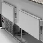 Gekoelde vitrinetoonbank met rechte ruit 90°, met reserve - ZWART+KIT schuivend plexiglas RO25/... samengesteld uit: - Image 3