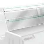 Gekoelde vitrinetoonbank, statisch, ladensysteem, zonder reserve - GRIJS/WIT - Image 4