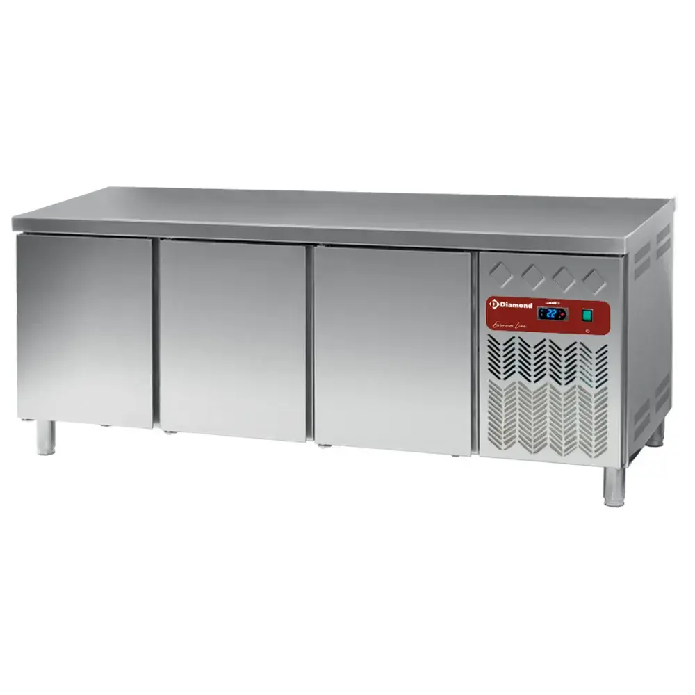 Gekoelde werktafel, geventileerd, 3 deuren EN 600x400 (550L) - Main Image