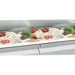 Geventileerde koeltafel met 3 deuren GN1/1, 405 Lit. gekoelde bovenstructuur - Image 2