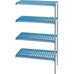 Hoekrek in geanodiseerd aluminium GN 4 niveau's "Modular Rack" - Main Image