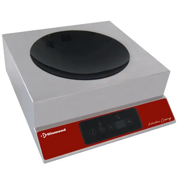 Inductieplaat "wok" 3500 watt, tactiele toetsen - Main Image