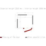 Kamer ISO 100, afm. int. 1630 x 1430 xh 2030 mm (4,73 m³) - Image 5