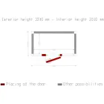 Kamer ISO 100, afm. int. 2030 x 1030 xh 2030 mm (4,24 m³) - Image 5