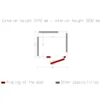 Kamer ISO 80, afm. int. 1430 x 1230 xh 2030 mm (3,57 m³) - Image 5