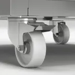 Koelkast geventileerd 700 liter, 1 deur GN 2/1, op wielen - Image 4