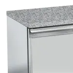 Koeltafel, geventileerd, 2 deuren EN 600x400 - Top in graniet - Image 4