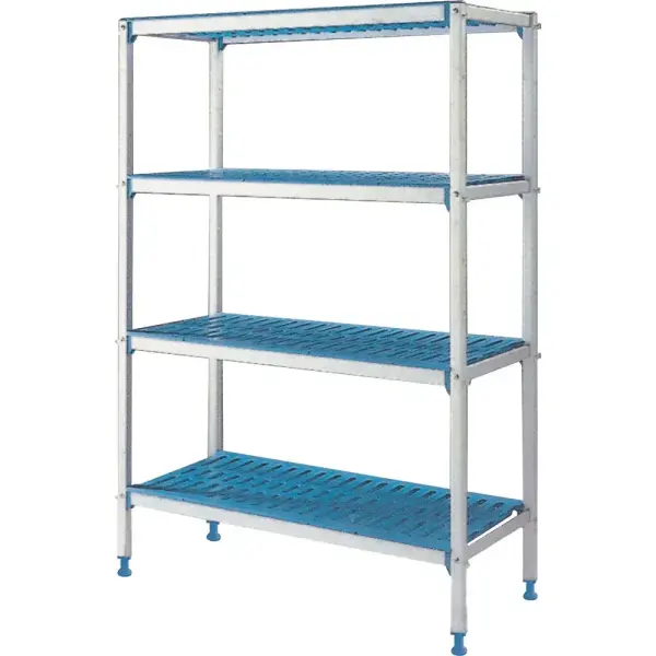 Lineaire rek in aluminium 4 niveau's "Modular Rack" - Main Image
