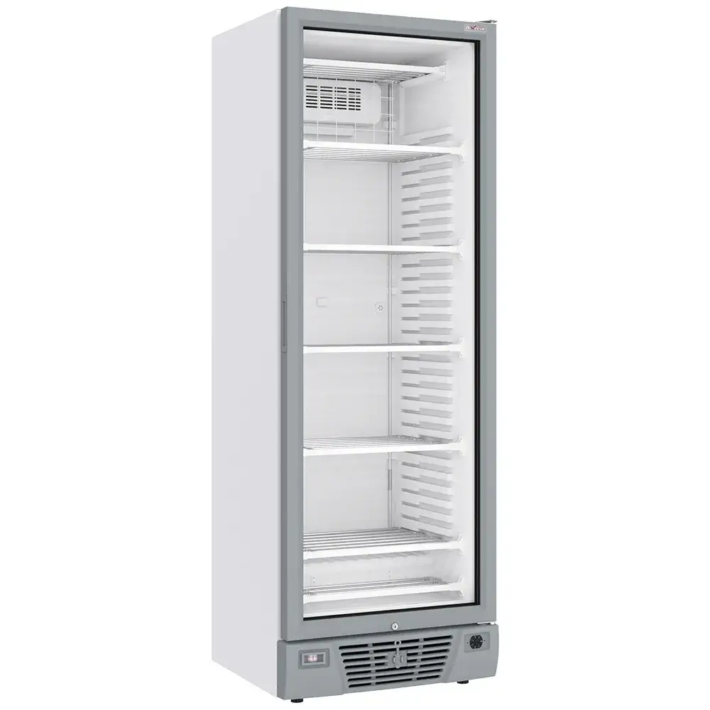 Negatieve geventileerde vitrine 382 liter - 5 vaste niveaus - WIT - Main Image
