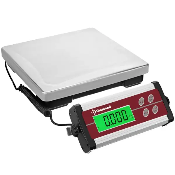 Roestvrij stalen elektronische weegschaal, 15Kg x 5g - Main Image