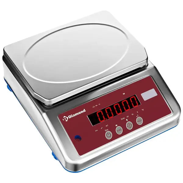Roestvrij stalen elektronische weegschaal, 8Kg x 0,5g, IP68 - Main Image