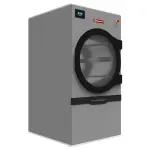 Roterende elektrische droogmachine, capaciteit 23 kg, met afwisselende rotatie TOUCH SCREEN - Image 2