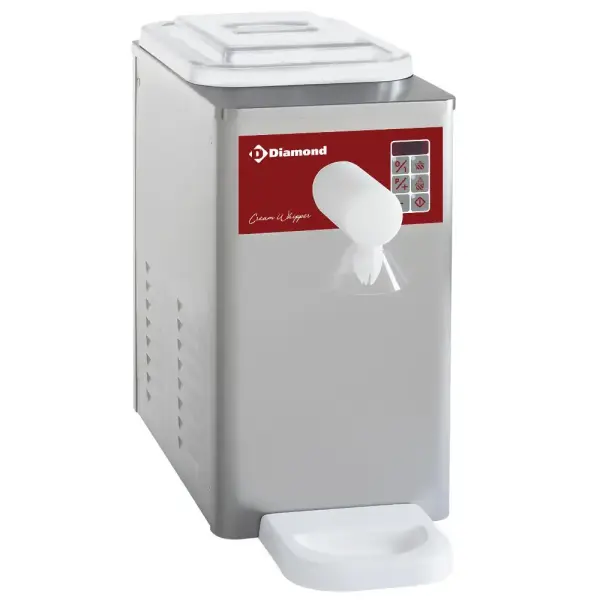 Slagroomtoestel in R.V.S., kuip 5 L (300 L/u) - Main Image