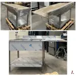 Spoeltafel met 2 kuipen en 1 druipvlak - Image 2