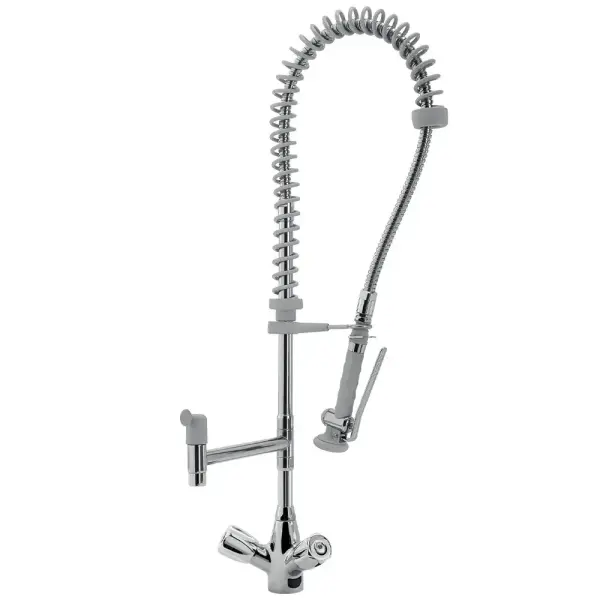 Sproeier RVS en kraan met mengkraangroep "Heavy-Duty" (uitgang MONO) - Main Image