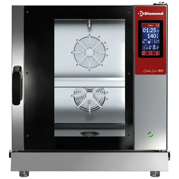 TOUCH SCREEN oven elektrische stoom/convectieoven, 7x GN 1/1 - AUTO-CLEANING - Main Image