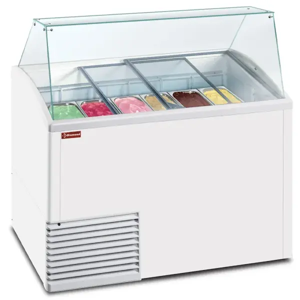 Uitstalvitrine voor roomijs, 10 bakken (5 Lt) - Main Image