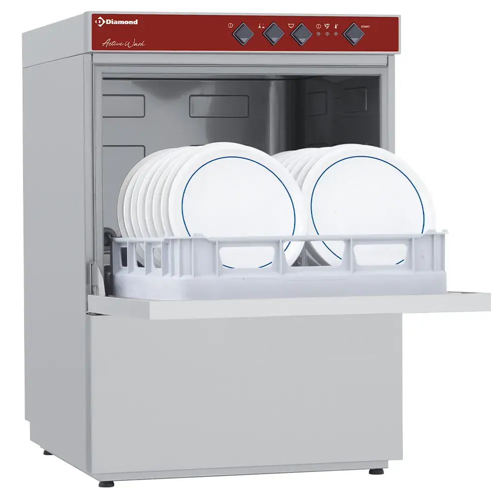 Vaatwasmand 500x500mm + waterontharder - Main Image
