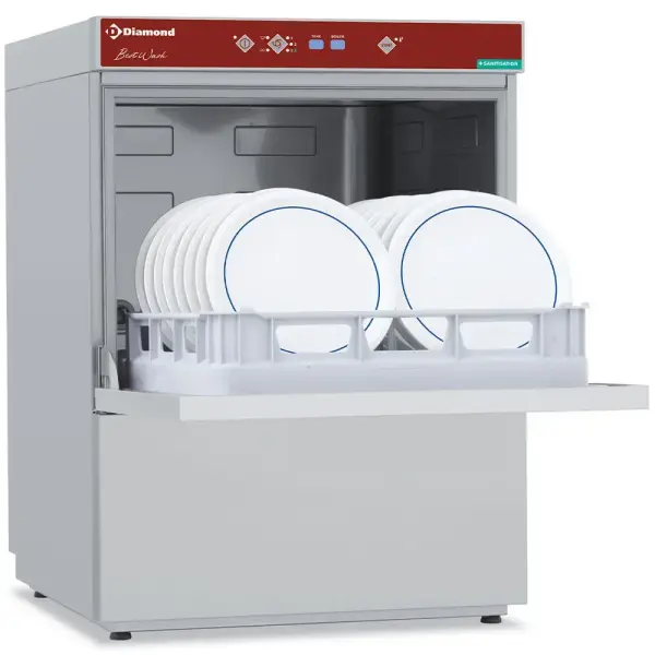 Vaatwasser, mand 500x500 mm "Full Hygiene", met doorlopende ontharder - Main Image