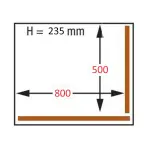 Vacuummachine, kamer 500x800xh200 mm - 100 m3/h LCD - Image 2