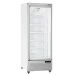 Verticale koelkastvitrine, 1 deur, 615 liter - WIT - Main Image