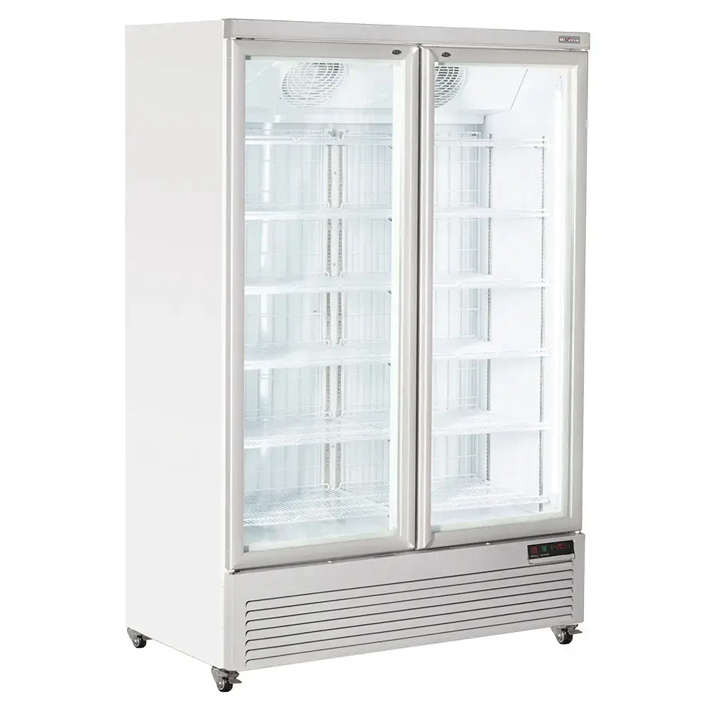 Verticale vrieskastvitrine, 1084 liter - WIT - Main Image